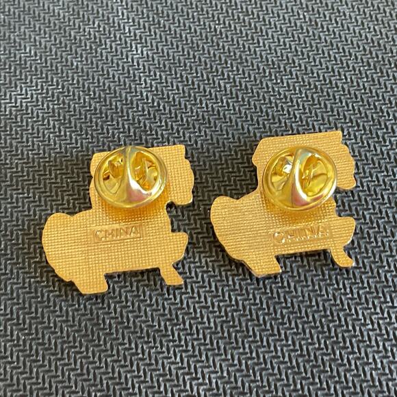 Sahib Shrine Circus Mom and Dad Pin 1995 Collectors Pins with Backs Great Cond. - Picture 4 of 6